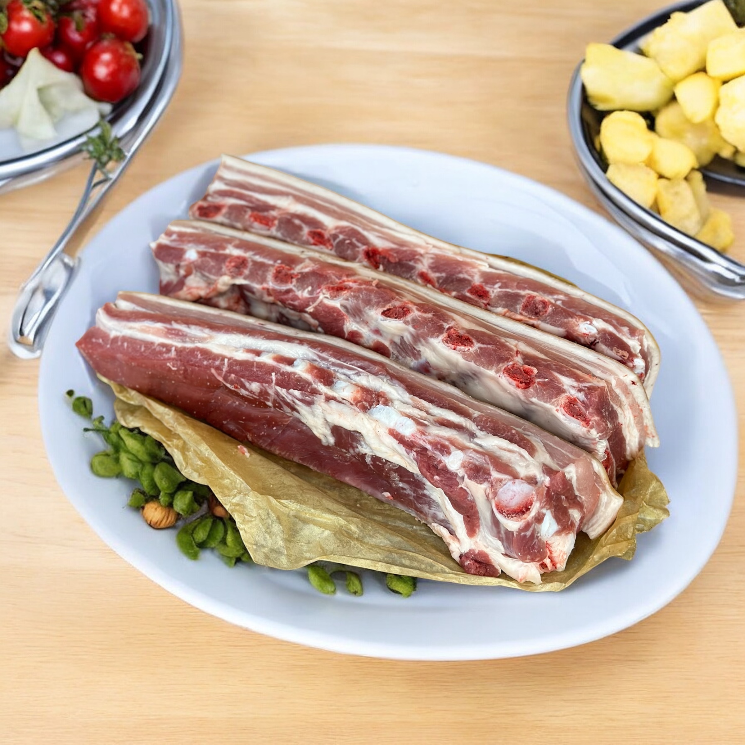 Мясные ребра без шкуры