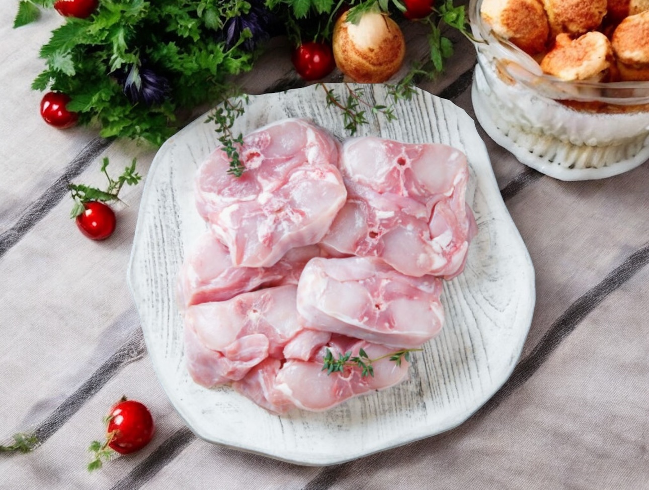 Стейк спинки кролика
